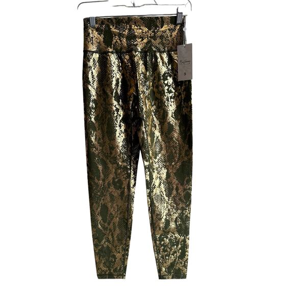 BuffBunny Rebel Leggings V2 Olive/Gold viper L - Picture 2 of 8